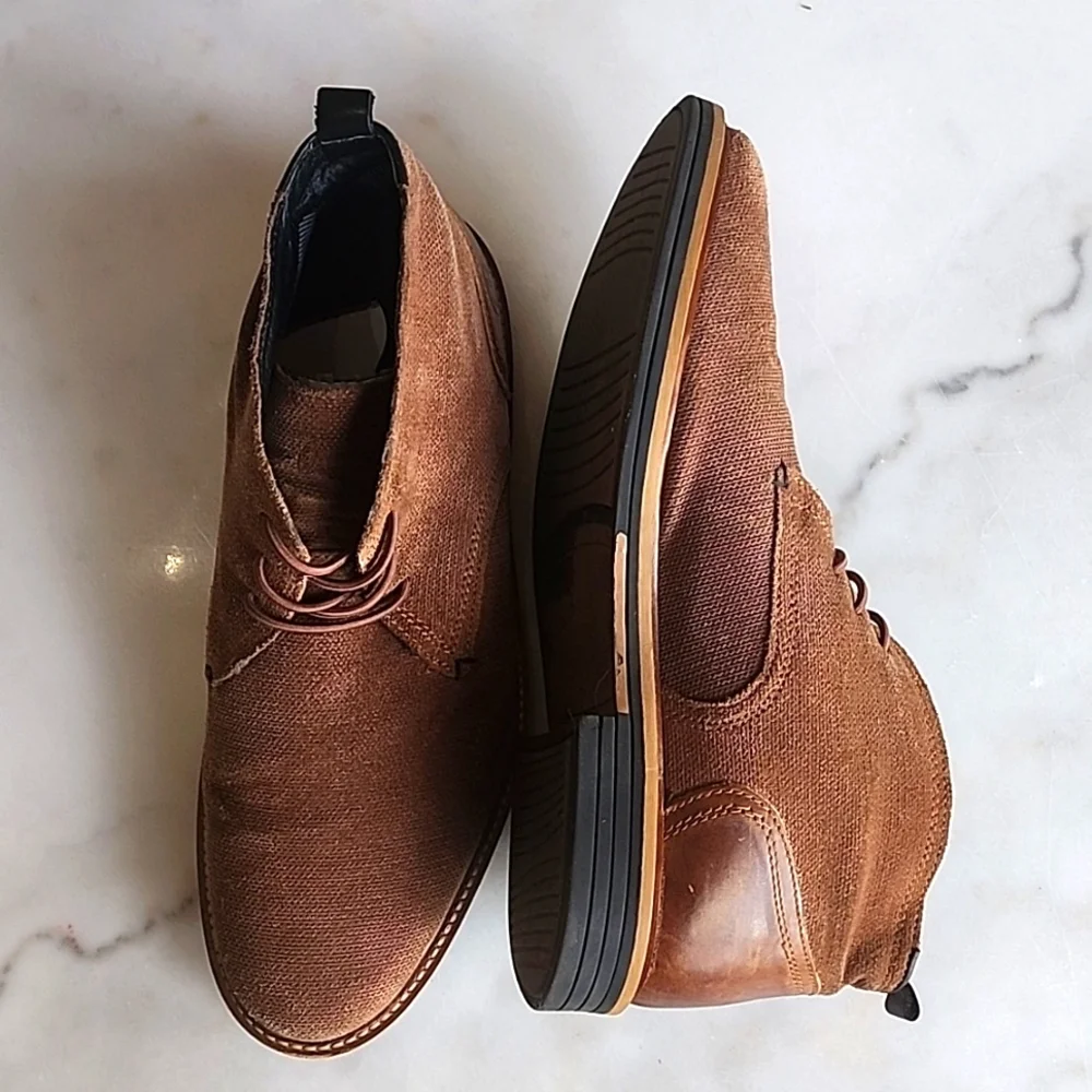 Bullboxer Kapyl Chukka Boots Brown Textured Men’s EU 41 US 8.5